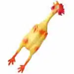 Іграшка Flamingo Latex Chicken латексна курка з пищалкою для собак, 11х8х49 см