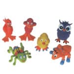 Іграшка з пищалкою для собак Flamingo Landanimal  латексна, 1 шт (в асортименті) 10х9,5х10,5 см