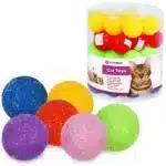 Іграшка для котів Flamingo Glitter Ball Блискучий м'ячик, 1 шт (в асортименті) 5 см