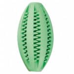 Flamingo (ФЛАМИНГО) RUGBY WITH MINT игрушка для собак, овальный мяч с зубцами и запахом мяты, резина