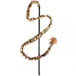 Вудка Flamingo Leopard Fishing Rod з пір'ям та дзвіночком для котів