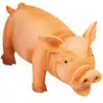 Іграшка для собак Orange Pig помаранчеве латексне порося