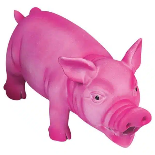 Іграшка для собак Flamingo Pink Pig рожеве латексне порося