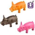 Flamingo Swine ФЛАМИНГО игрушка для собак поросенок хрюкающий, латекс