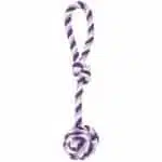 Іграшка Flamingo Cotton Rope Knot канат з одним вузлом для собак