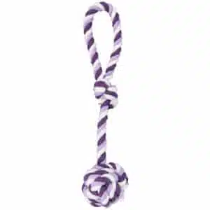 Іграшка Flamingo Cotton Rope Knot канат з одним вузлом для собак