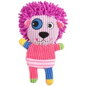 М'яка іграшка Flamingo Corduroy Lion з пищалкою для собак
