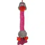 М’яка іграшка з пищалкою для собак Flamingo Bird With Feet Птах з лапами, 13х10х48