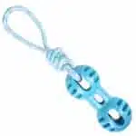 Іграшка для собак Flamingo Rudo Dumbbell With Rope гантель з мотузкою