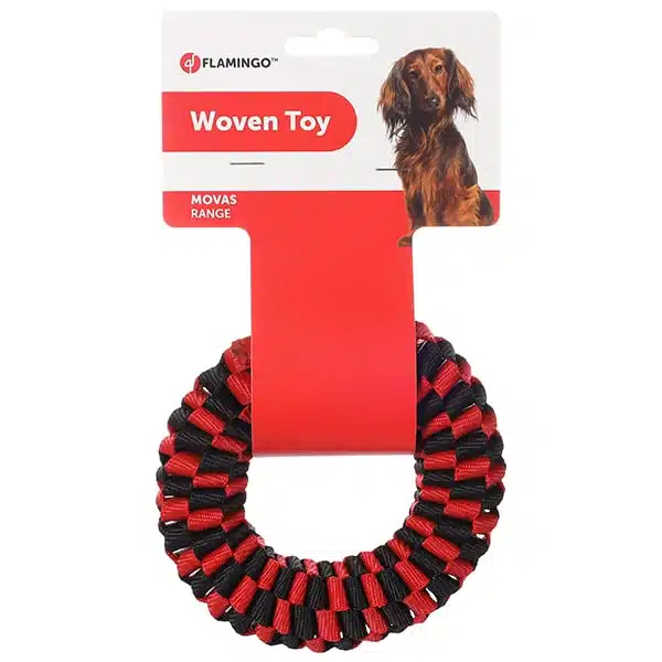 Плетене кільце Flamingo Movas Woven Ring для собак
