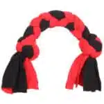 Іграшка для собак Flamingo Womas Fleece Bone With Rope канат плетений з вузлами