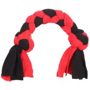 Іграшка для собак Flamingo Womas Fleece Bone With Rope канат плетений з вузлами