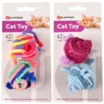 Іграшка для котів Flamingo Woolen Balls вовняні м'ячики 2 шт, (в асортименті) 4,5 см
