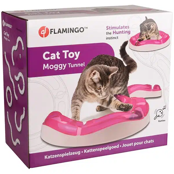 Інтерактивна іграшка для котів Flamingo Moggy Tunnel тунель Моггі