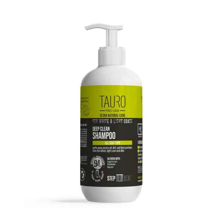 Шампунь Tauro Pro Line Ultra для очищення білої шерсті собак та котів