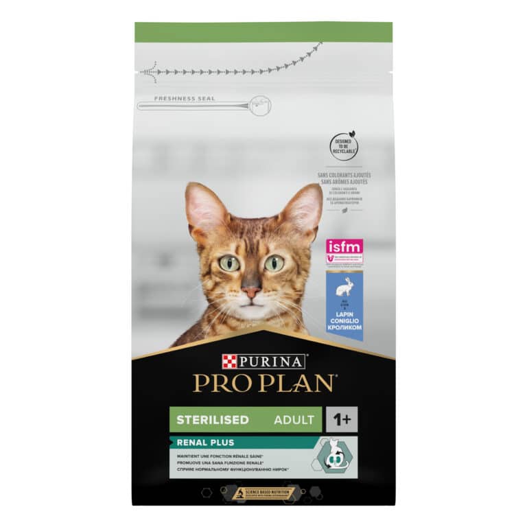 Сухий корм для стерилізованих котів Pro Plan Sterilised Adult 1+ Renal Plus з кроликом