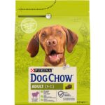 Сухой корм DOG CHOW Adult 1+ для взрослых собак с ягненком