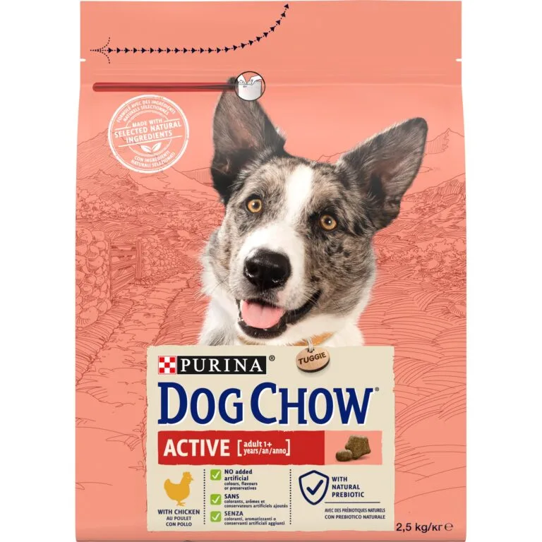 Сухий корм Dog Chow Active Adult 1+ для дорослих собак з куркою