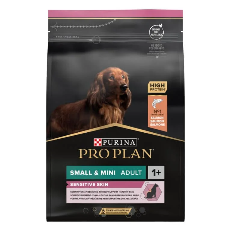 Сухий корм для дорослих собак малих порід Pro Plan Small & Mini Adult 1+ Sensitive Skin з лососем