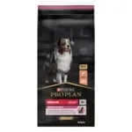 Сухий корм для дорослих собак середніх порід Pro Plan Medium Adult 1+ Sensitive Skin з лососем, 14 кг