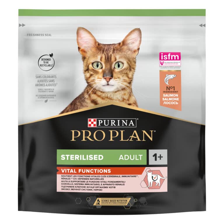 Сухий корм для стерилізованих котів Pro Plan Sterilised Adult 1+ Vital Functions з лососем