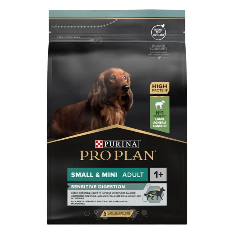 Сухий корм для дорослих собак малих порід Pro Plan Small & Mini Adult 1+ Sensitive Digestion з ягням