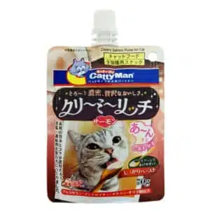 Ласощі CattyMan Creamy з лососем для котів, 70 г