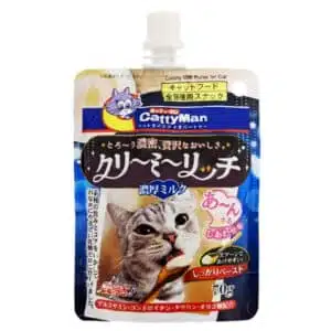 Ласощі CattyMan Creamy Milk рідке вершкове пюре з молоком для котів
