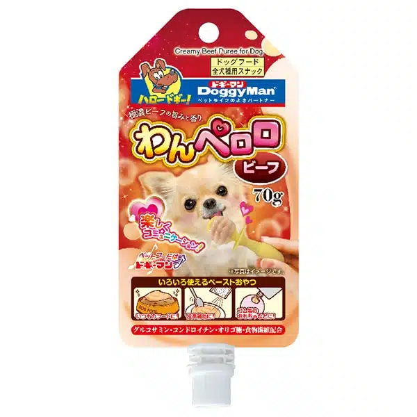 Рідкі ласощі для собак DoggyMan Creamy Chicken Puree вершкове пюре з куркою, 70 г