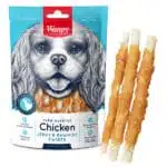 Ласощі Wanpy Chicken Jerky & Rawhide Twists з куркою для собак