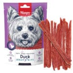 Wanpy Soft Duck Jerky Strips ВАНПИ ФИЛЕ УТКИ ВЯЛЕНЫЕ ПОЛОСЫ лакомства для собак