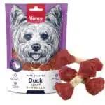 Ласощі для собак Wanpy Duck Jerky Dumbbells Кістка-гантель з в'яленою качкою