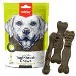 Жувальні ласощі для собак Wanpy Toothbrush Chews Chicken Зубна щітка зі смаком курки, 100 г