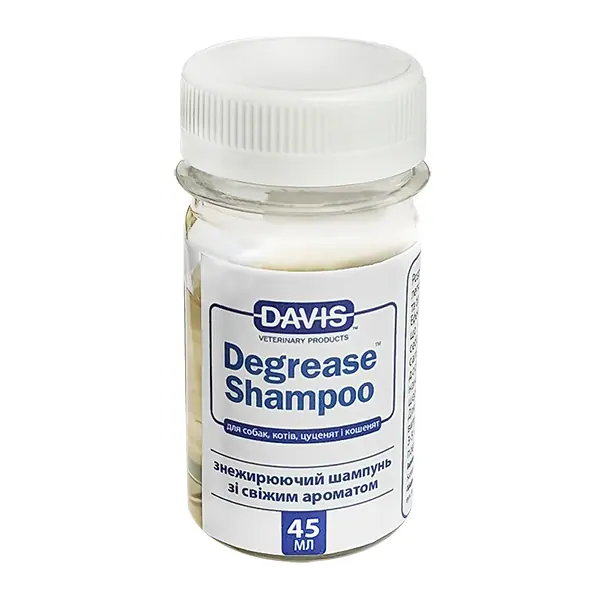 Знежирюючий шампунь Davis Degrease Shampoo для собак та котів