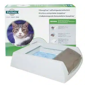 Автоматичний туалет PetSafe ScoopFree Original з силікагелем для котів