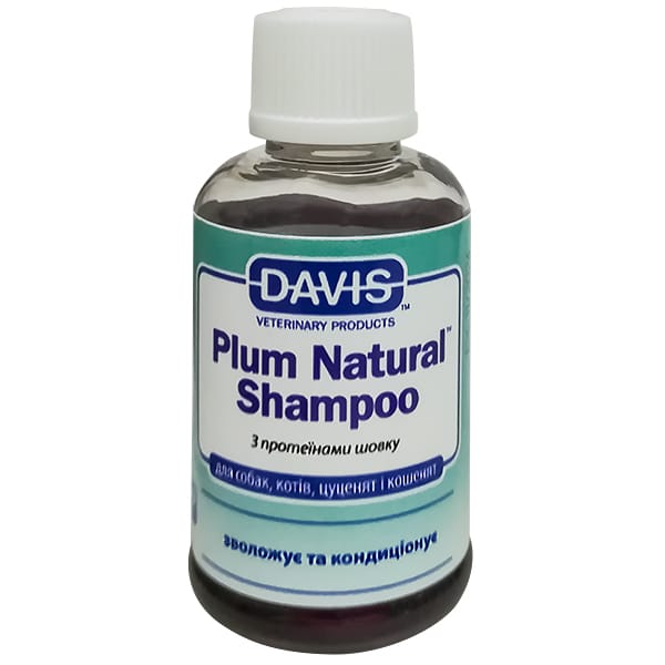 Шампунь Davis Plum Natural з протеїнами шовку для собак та котів, концентрат