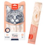 Wanpy Creamy Lickable Treats Tuna & Salmon ВАНПІ ТУНЕЦЬ З ЛОСОСЕМ рідкі ласощі для котів