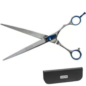 Прямі ножиці Davis Extreme Edge Blue Straight для стрижки собак