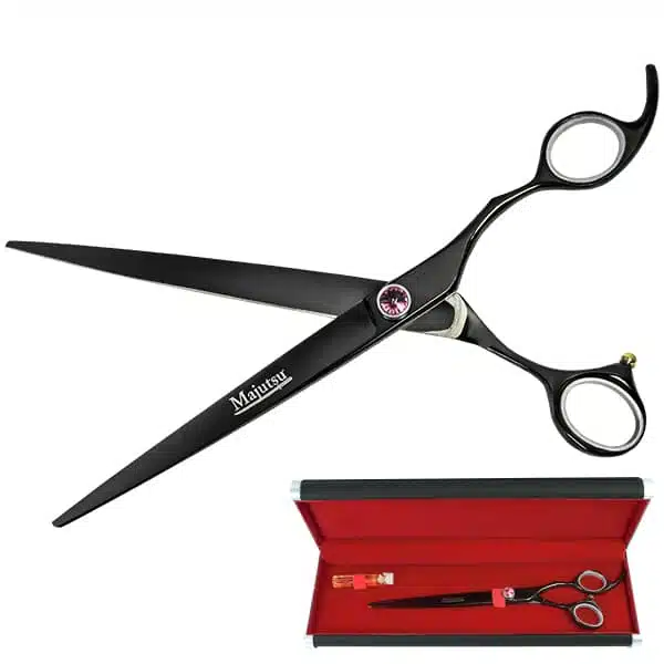 Прямі ножиці Davis Majutsu Titanium Straight для стрижки собак