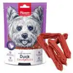 Ласощі Wanpy Duck Sausages з качкою для собак, 100 г