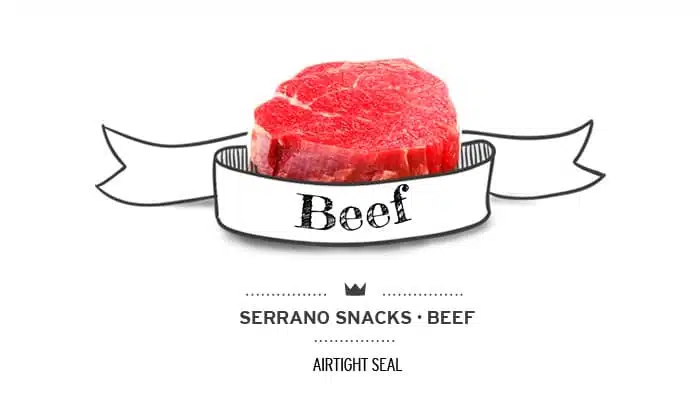 SERRANO Натуральні ласощі для собак 100г, ЯЛОВИЧЧИНА 2 serrano snacks sabor beef