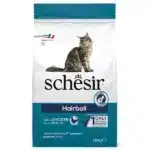 Сухой корм для взрослых кошек с длинной шерстью Schesir Cat Hairball для выведения шерсти с курицей