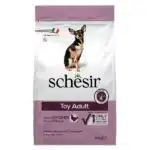 Сухой корм для взрослых собак миниатюрных пород Schesir Dog Toy Adult с курицей