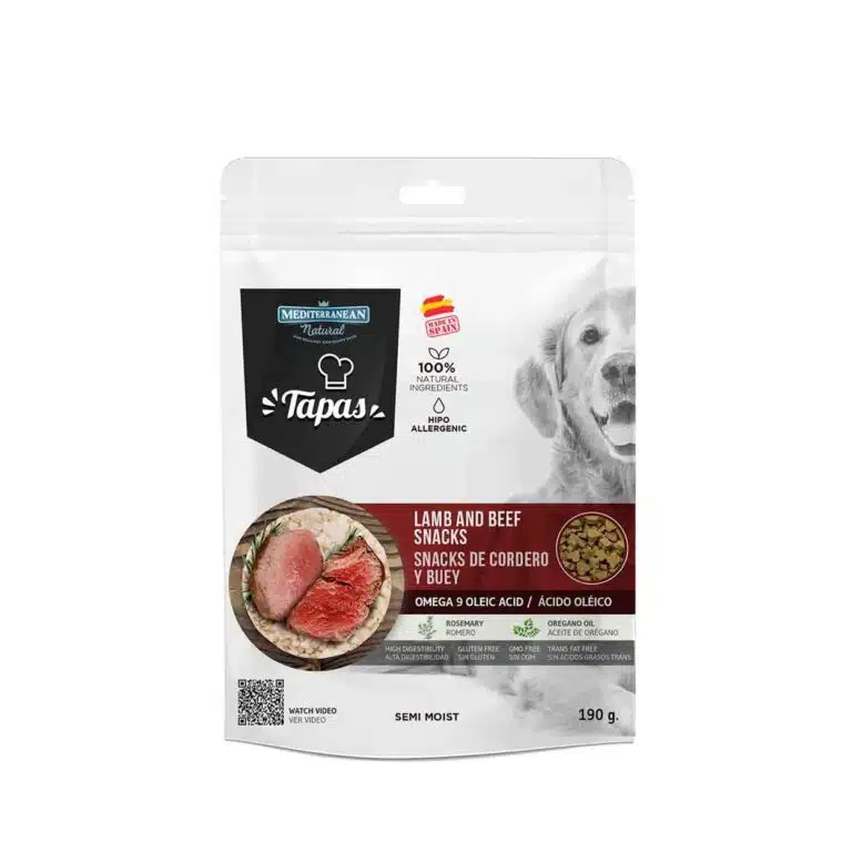 Ласощі Tapas Gourmet з ягням і яловичиною для собак, 190 г