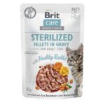 Brit Care Cat pouch 85g філе в соусі кролик для стерилізованих котів