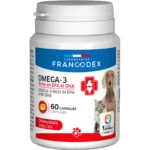 Омега 3 для котів і собак Laboratoire Francodex Omega-3 Capsules 60 капсул