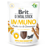 Лакомство для собак Brit Dental Stick Immuno с иммунопробиотиками и корицей, ​7 шт