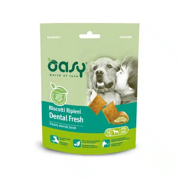 Ласощі OASY Treats Dental Fresh для чищення зубів для собак, 70 г