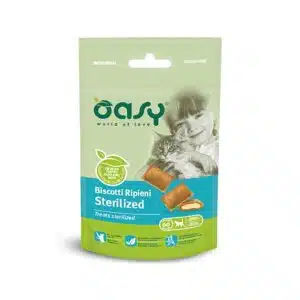 Ласощі OASY Treats Sterilized для стерилізованих котів, 60 г