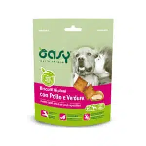 Ласощі OASY Treats з куркою і овочами для собак, 80 г